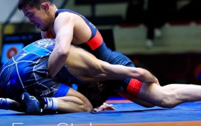 «Челендж» не помог грузину: Арыйаан Тютрин выиграл бронзу чемпионата Европы по вольной борьбе