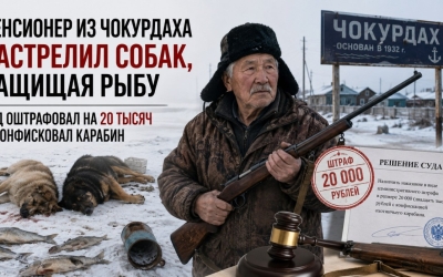 Пенсионер из Чокурдаха застрелил собак, защищая рыбу: суд оштрафовал на 20 тысяч и конфисковал карабин