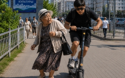«Тротуары превратились в гоночные трассы»: пенсионерка из Якутска — о велосипедистах и самокатчиках