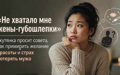 «Не хватало мне жены-губошлепки»: якутянка просит совета, как примирить желание красоты и страх потерять мужа
