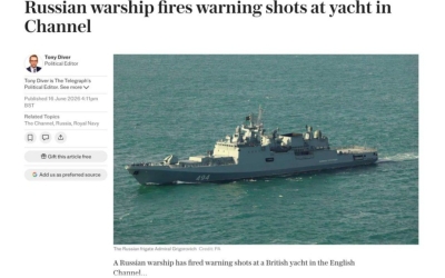 The Telegraph сообщил о предупредительных выстрелах фрегата «Адмирал Григорович» по британской яхте в Ла-Манше