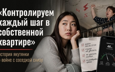 «Контролируем каждый шаг в собственной квартире»: история якутянки о войне с соседкой снизу
