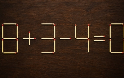 Разгадка головоломки: как из 8 + 3 − 4 = 0 получить верное равенство