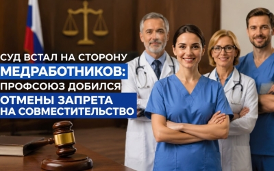 Суд встал на сторону медработников: профсоюз добился отмены запрета на совместительство