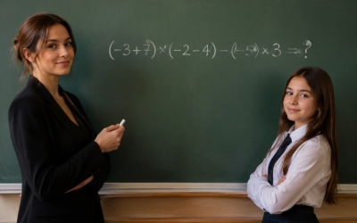 Супер-уравнение для смекалистых: (−3+7)×(−2−4)−(−5)×3 = ? Решите без калькулятора!