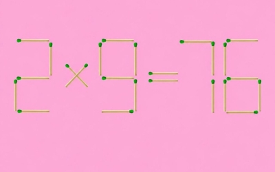 Секрет головоломки 2 × 9 = 76: как одна спичка меняет всё