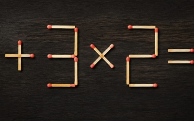 Головоломка со спичками: 9 + 3 х 2 = 2. Сможете сделать равенство верным?