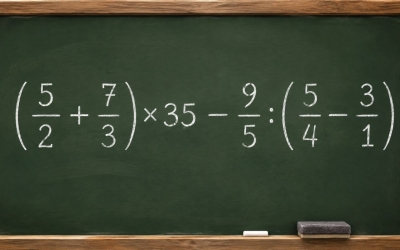 Математичесмкий челлендж: решите пример (2/5 + 3/7) × 35 − 5/9 : (4/5 − 1/3)