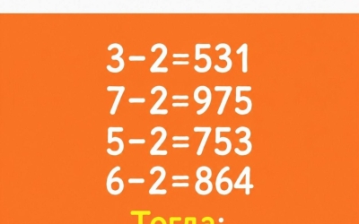 Ответ на логическую головоломку: почему 3 − 2 = 531