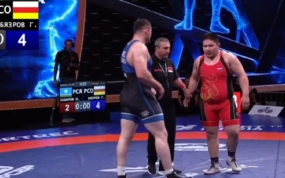 Вольная борьба: Якутский тяжеловес выступил в малом финале чемпионата России
