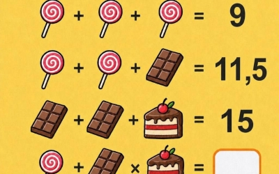 Логический тест с десертами — решите за 10 секунд!