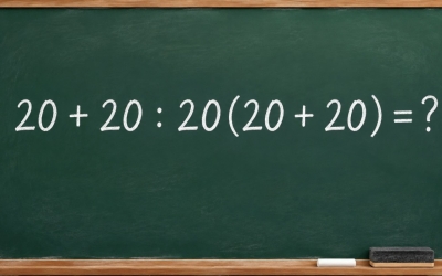 Математический челлендж: 20 + 20 : 20(20 + 20) = ?
