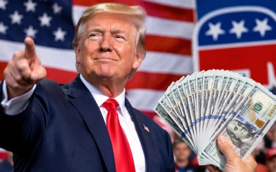 Откуда деньги? Трамп пообещал американцам по $5000, но не сказал, кто за это заплатит