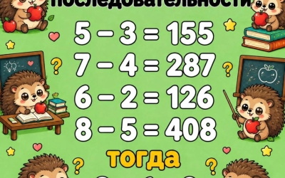 5−3=155: найдите скрытую закономерность и решите пример