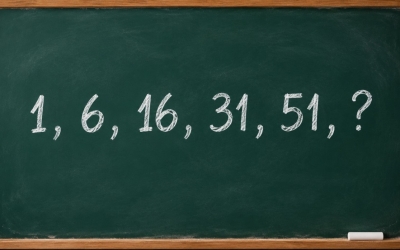Задачка на логику: найдите закономерность в ряду 1, 6, 16, 31, 51
