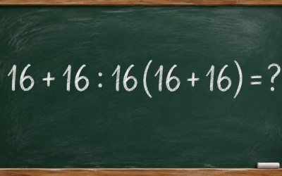 Математический челлендж: решите пример 16 + 16 : 16(16 + 16) = ?