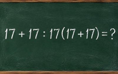 Математический челлендж: решите пример 17 + 17 : 17(17 + 17) = ?
