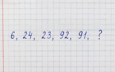Ответ на логическую головоломку: продолжите ряд 6, 24, 23, 92, 91, ?