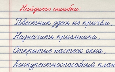 Тест на грамотность: в этих четырёх фразах спрятались ошибки. Найдёте все?