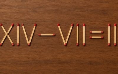 Сможете ли вы найти оба решения головоломки XIV − VII = II?