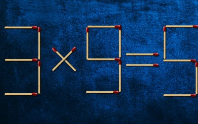 Головоломка со спичками: как сделать равенство 3 × 9 = 5 верным? Всего одно движение