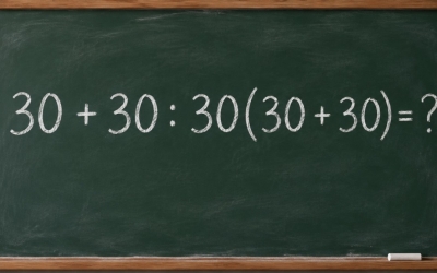 Математический челлендж: решите пример 30 + 30 : 30(30 + 30)=?