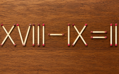 Сможете ли вы исправить равенство XVIII − IX = II, переложив одну спичку?