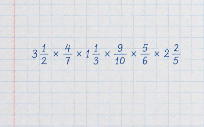 Сложный пример с дробями: 3 1/2 × 4/7 × 1 1/3 × 9/10 × 5/6 × 2 2/5 = ? -- сможете решить?