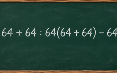 Сможете ли вы решить пример 64 + 64 : 64(64 + 64) − 64 без ошибки?