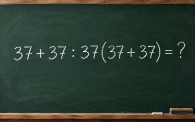 Математический челлендж: решите пример 37 + 37 : 37(37 + 37) = ?
