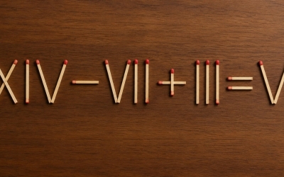 Сможете ли вы исправить равенство XIV − VII + III = V, переложив одну спичку?