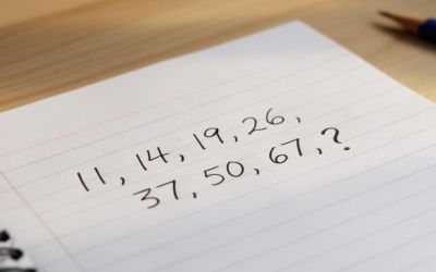 Логическая задача: продолжите ряд 11, 14, 19, 26, 37, 50, 67, ?