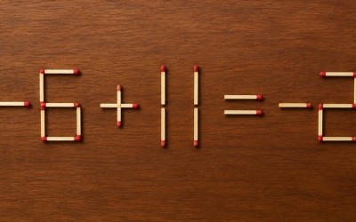 Головоломка со спичками: −6 + 11 = −2 — сумеете найти правильную перестановку?