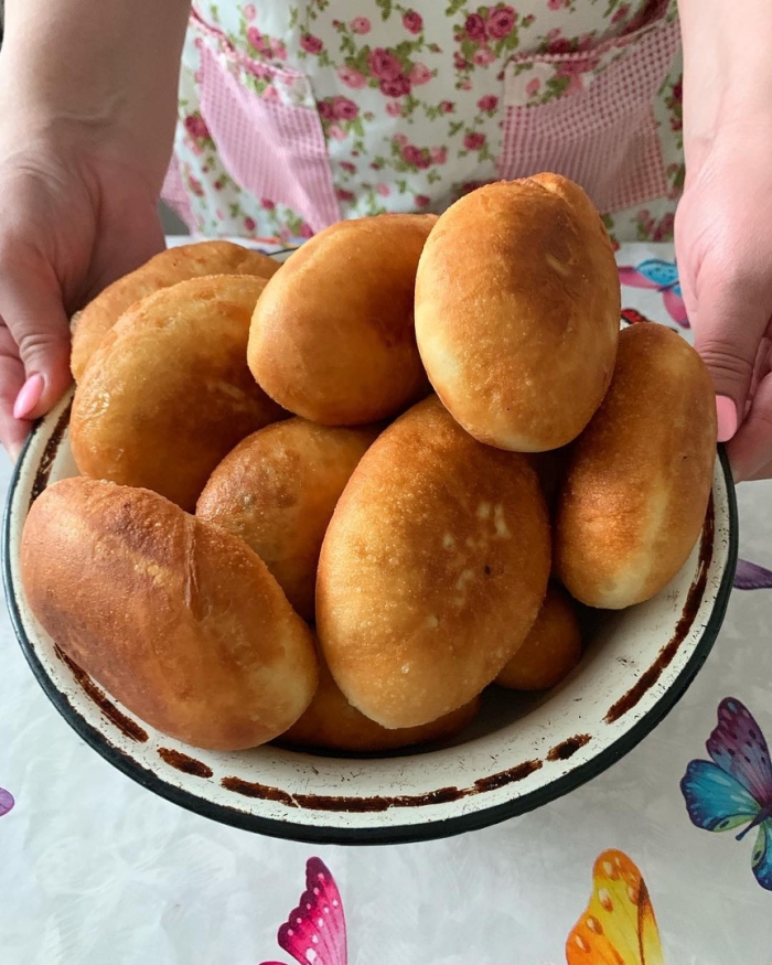 Пирожки на сковороде рецепты с фото на кислом молоке