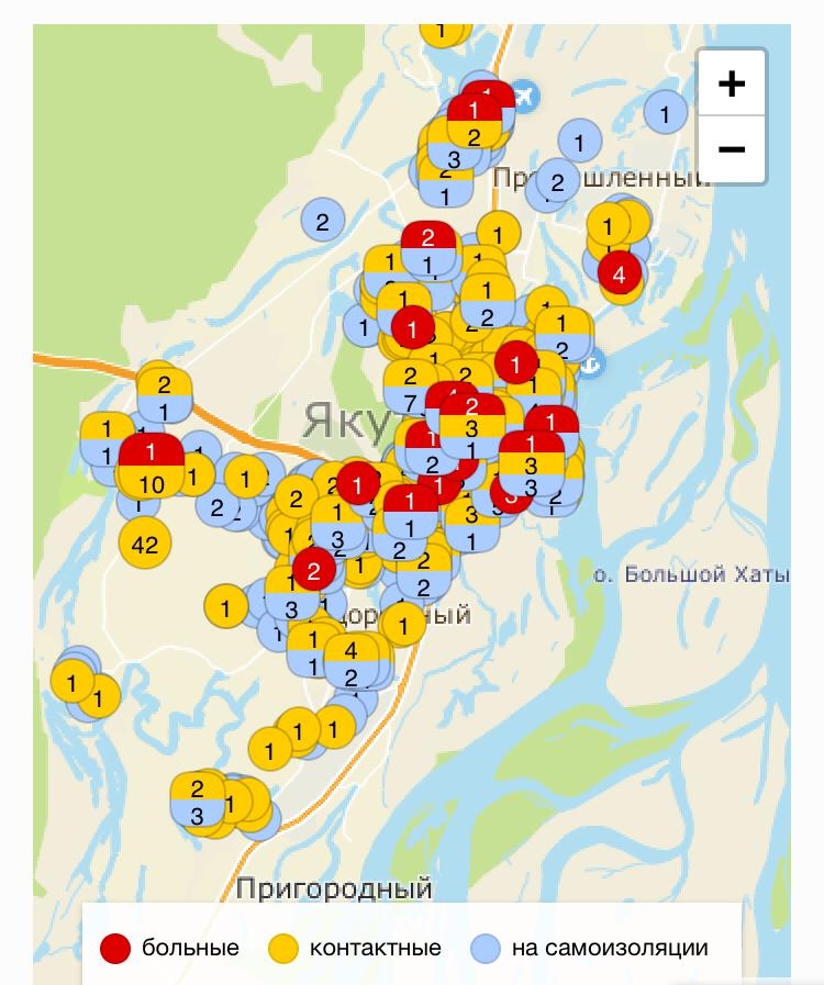 Якутск карта жителя