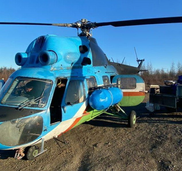 В Якутии жесткую посадку совершил вертолет Ми-2