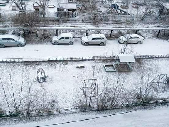 В Якутске небольшой снег, ветер северо-западный