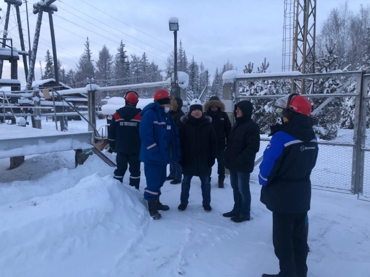 Генеральный директор Якутскэнерго Алексей Стручков посетил энергообъекты Сунтарского РЭС