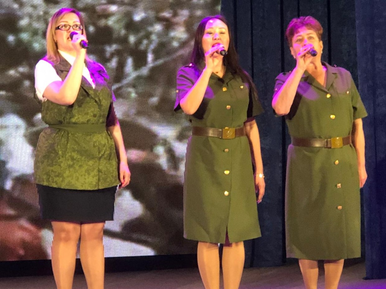 Вокальный ансамбль «Железные дороги Якутии» принял участие в праздничном концерте, посвященном Дню защитника Отечества