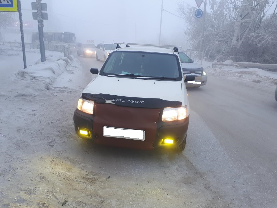 В Якутске водитель сбил женщину на пешеходном переходе