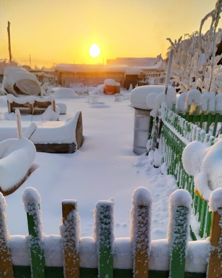 В Якутске мороз немного ослабнет