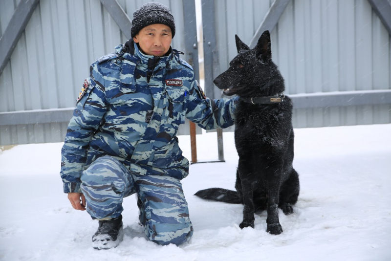 В Якутске служебная собака вывела полицейских на след подозреваемого в угоне