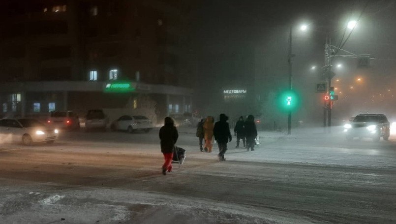 В Якутске туман, ветер переменный