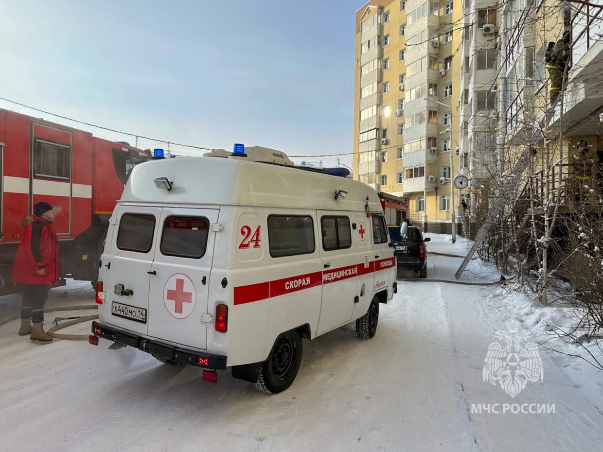 В Якутске загорелась квартира в высотном доме | 22.02.2023 | Якутск -  БезФормата