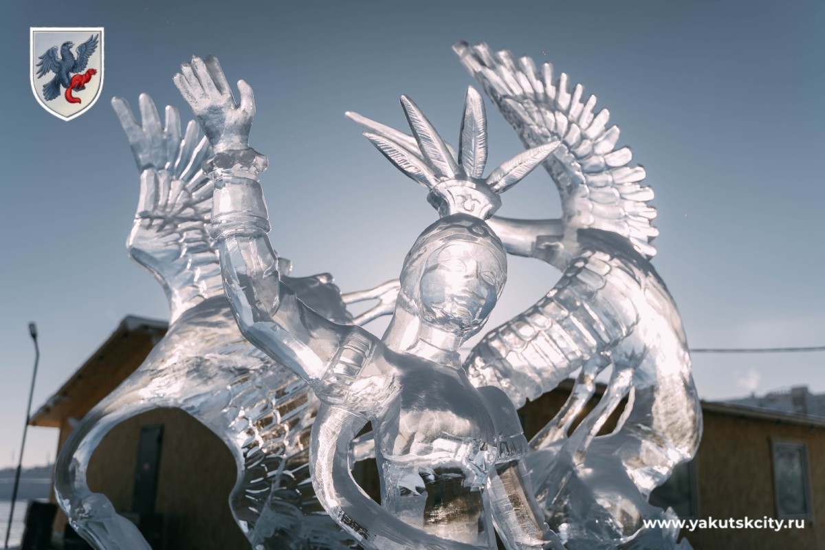 В Якутске прошёл V открытый городской конкурс ледовых скульптур «Мы – дети севера»