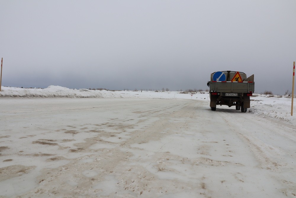 Грузоподъемность региональной ледовой переправы Хатассы - Павловск не будут снижать по мере возможности
