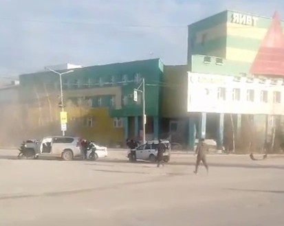 В Якутске произошло ДТП возле речного училища