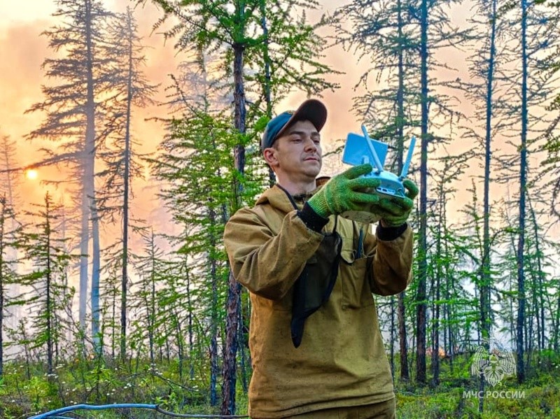 На территории Якутии действует 71 природный пожар