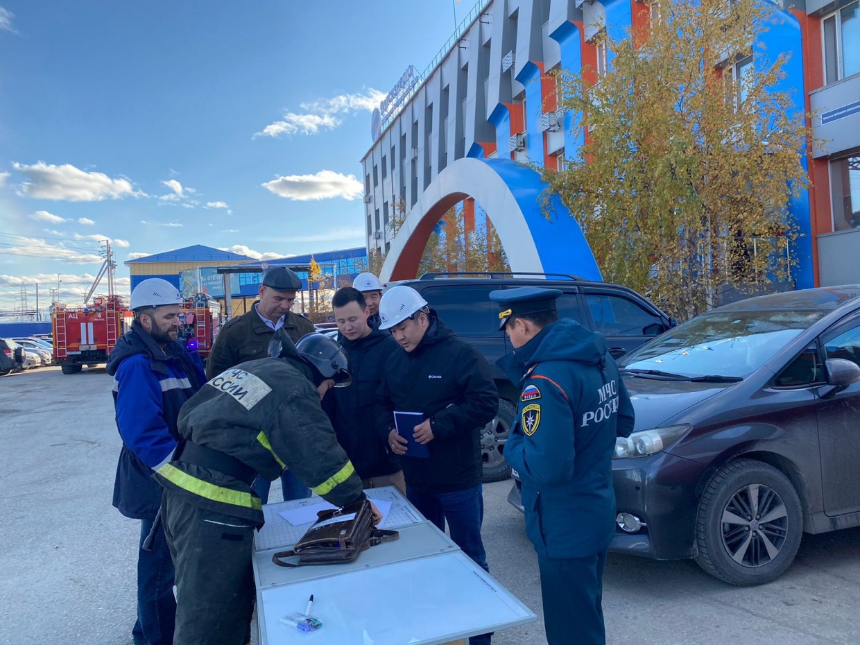 Энергетики провели противопожарную тренировку