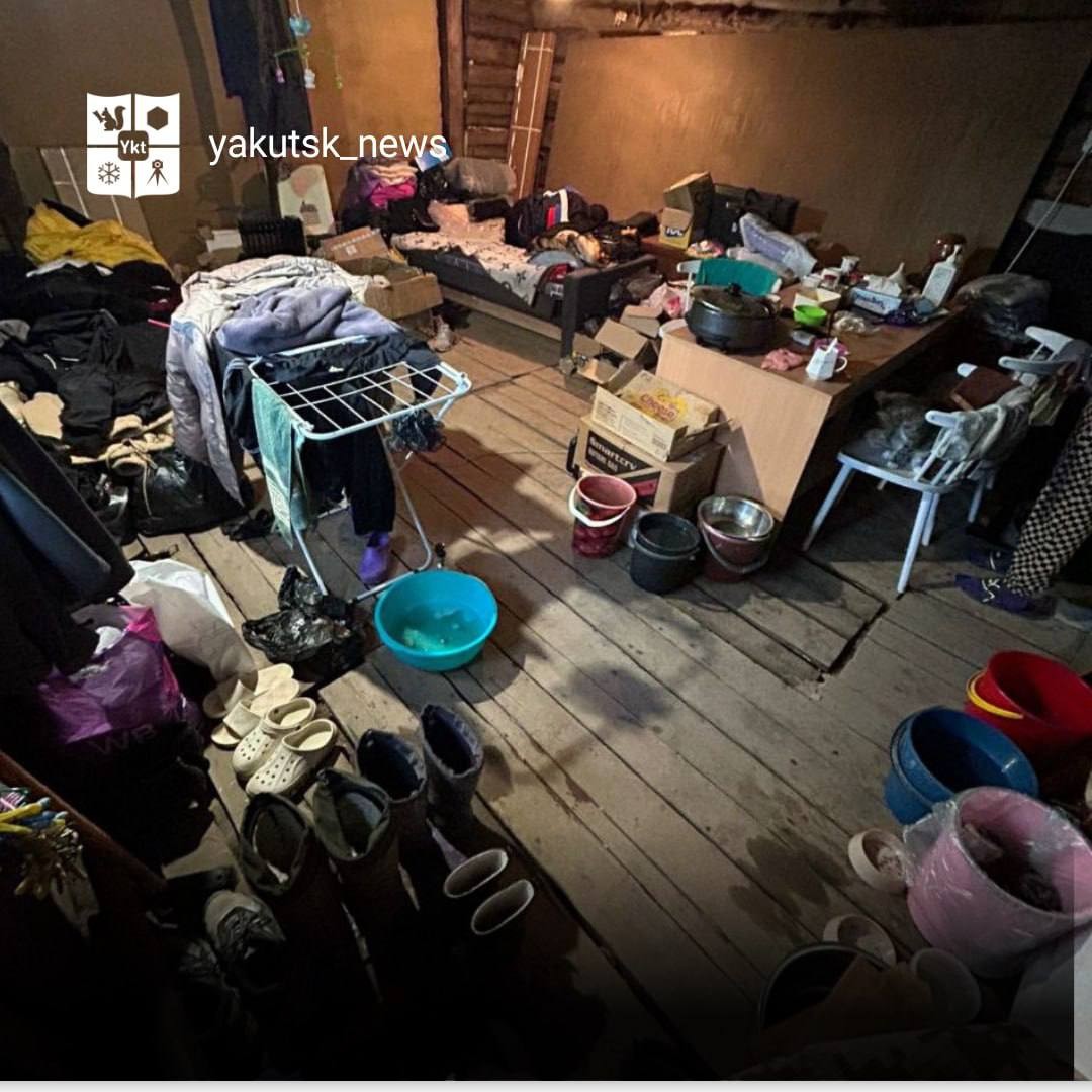 В Якутии семье с грудным ребенком пришлось ютиться в гараже